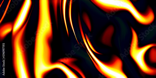 Abstract Ultra Hot Flames Background