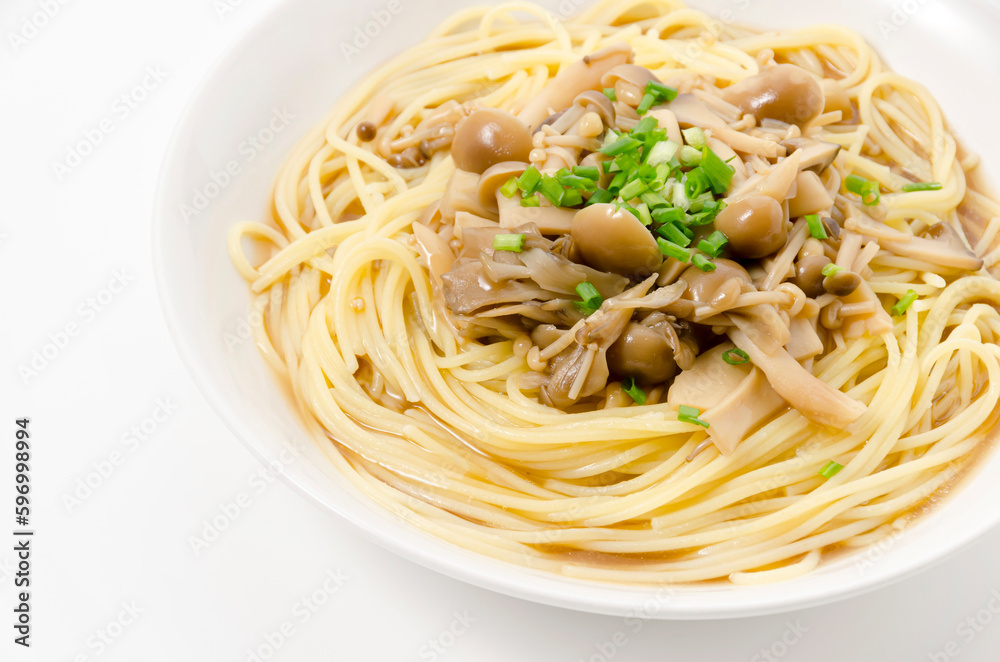 きのこの和風スープパスタ きのこの和風スープパスタ
