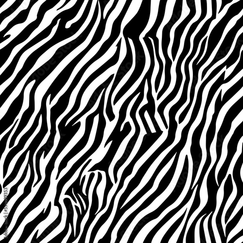 Zebra stripes texture 6  seamless vector SVG with transparency
