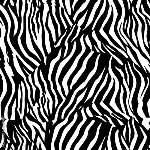 Zebra stripes texture 5, seamless vector SVG with transparency