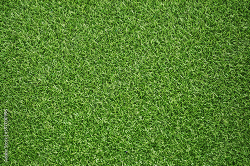 Green grass field background, Generative AI