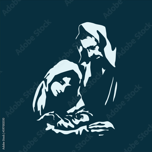 THESE HIGH QUALITY MOTHER MARIA VECTOR FOR USING VARIOUS TYPES OF DESIGN WORKS LIKE T-SHIRT, LOGO, TATTOO AND HOME WALL DESIGN
