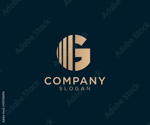 Letter G logo design for various types of businesses and company. Luxury and elegant Letter G