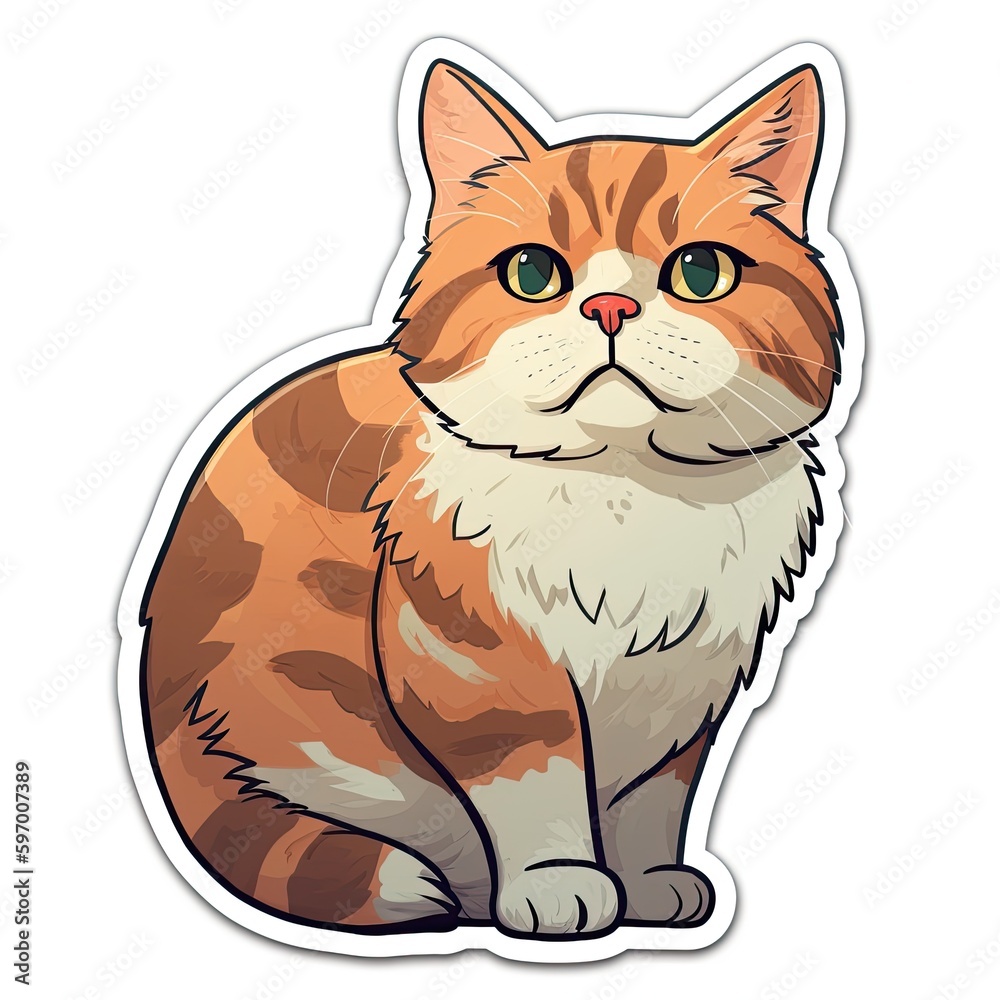 cat sticker cat sticker