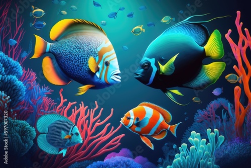 fish in aquarium © Printy