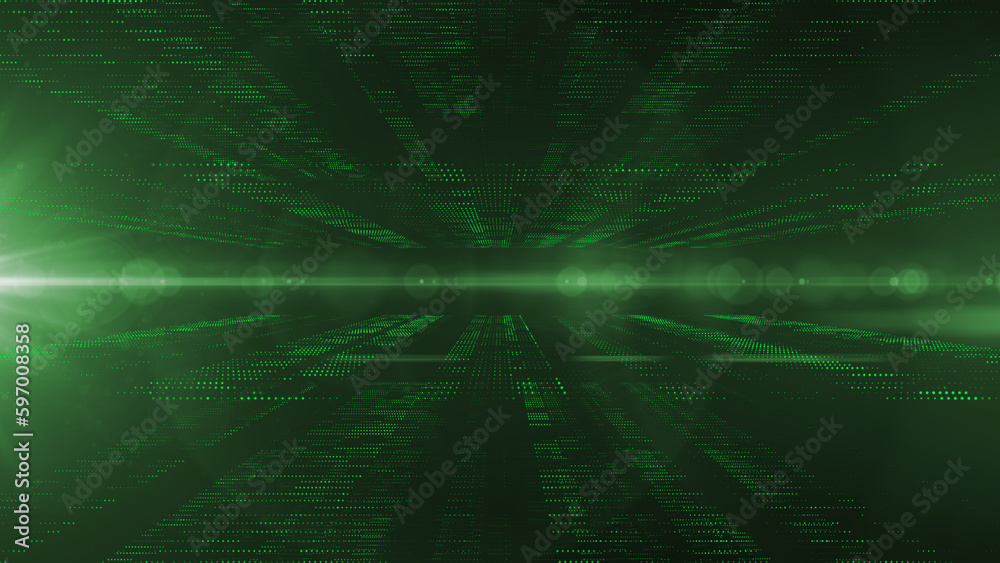 Abstract Trapcode Form digital particle wave and lights background ...