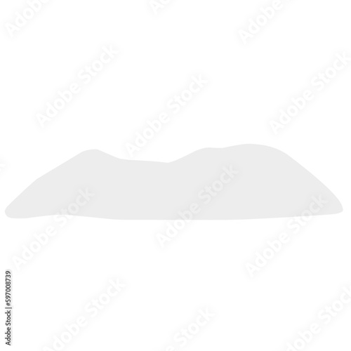 Vector Illustration of Pile of Winter Snow