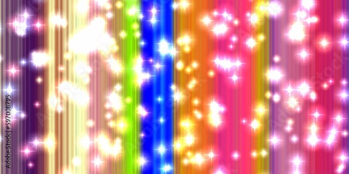 Wallpaper Mural Bokeh, glowung lines, colorful circles, round shapes, celebration background Torontodigital.ca