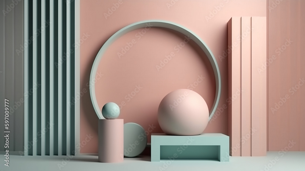 Fototapeta premium Seamless pattern art of flowers. Generative AI.