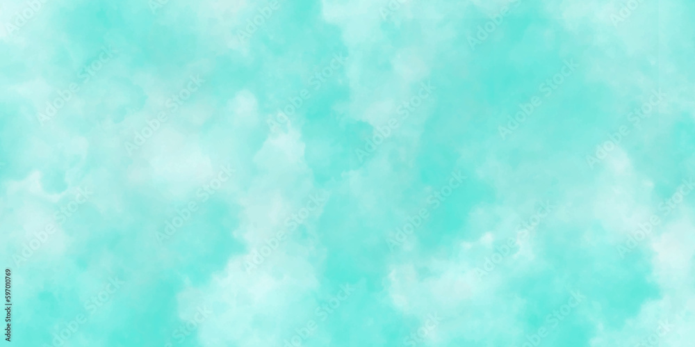 Obraz premium blue sky has the light of the sun, the sky is blue, there are small and large clouds alternating and moving slowly, with the sunlight passing, creating a miraculous abstract shape