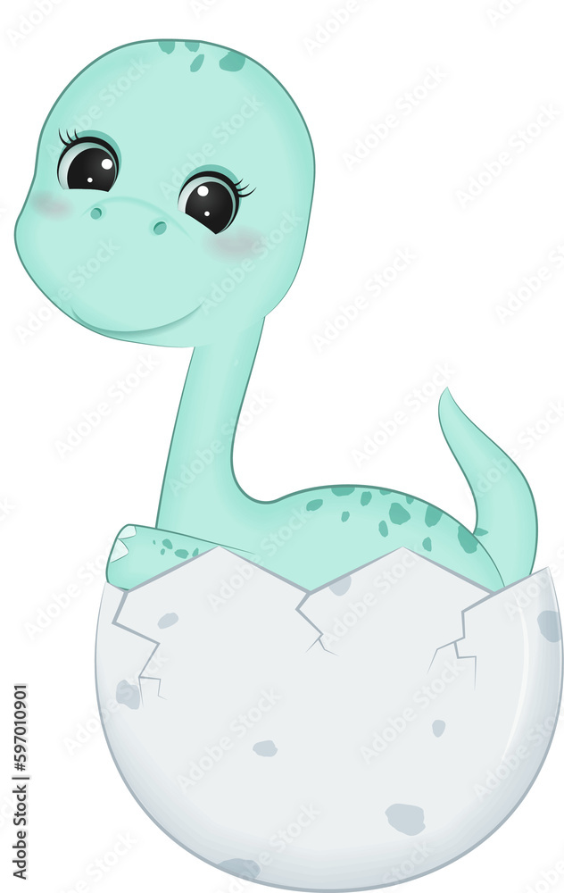 Baby Dinosaur in egg Primeval animal wildlife Baby Dinosaur in egg Primeval animal wildlife