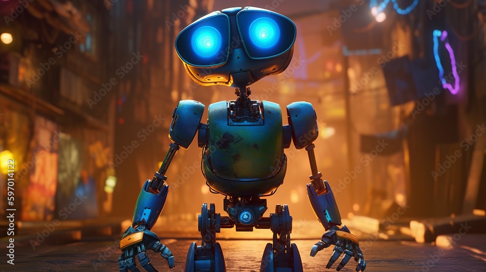 Animated cute robot, great design for any purposes. Cartoon realistic bot. Animal character design. Internet communication. Comic drawing. Cute character design. Comic background. Animated cute robot, great design for any purposes. Cartoon realistic bot. Animal character design. Internet communication. Comic drawing. Cute character design. Comic background.