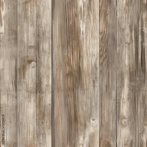 Natural wood seamless tile pattern to use as background, wood wall texture. Generative AI