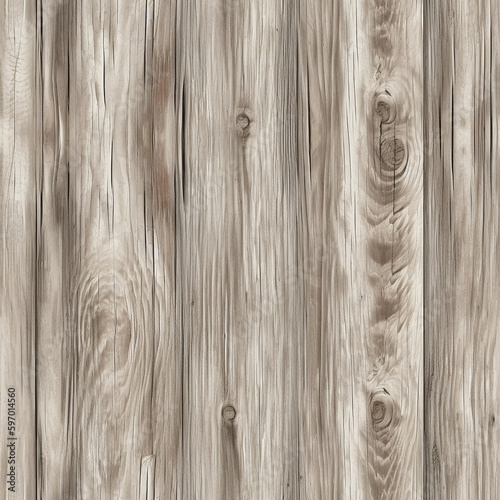 Natural wood seamless tile pattern to use as background, wood wall texture. Generative AI