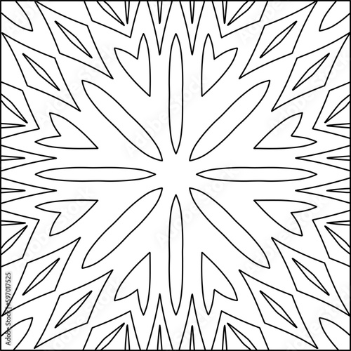  Seamless pattern. Modern stylish texture. Composition from regularly repeating geometrical element. Black and white pattern for web page, textures, card, poster, fabric, textile.