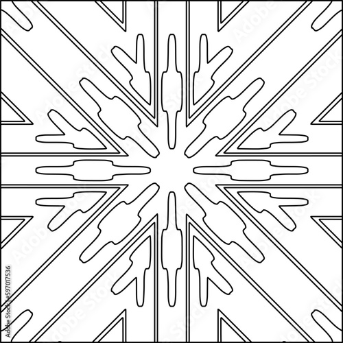  Seamless pattern. Modern stylish texture. Composition from regularly repeating geometrical element. Black and white pattern for web page, textures, card, poster, fabric, textile.