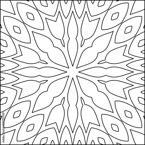  Seamless pattern. Modern stylish texture. Composition from regularly repeating geometrical element. Black and white pattern for web page, textures, card, poster, fabric, textile.