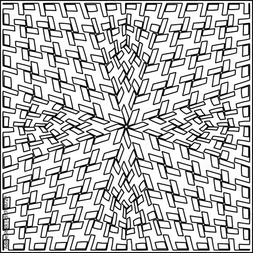  Seamless pattern. Modern stylish texture. Composition from regularly repeating geometrical element. Black and white pattern for web page, textures, card, poster, fabric, textile.