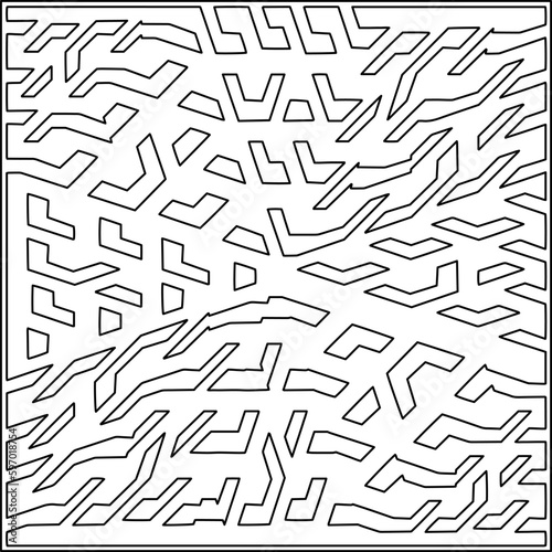  Seamless pattern. Modern stylish texture. Composition from regularly repeating geometrical element. Black and white pattern for web page, textures, card, poster, fabric, textile.