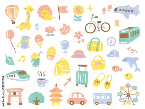 illustration of going outside for fun