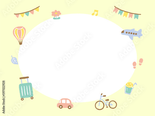 illustration of going outside for fun