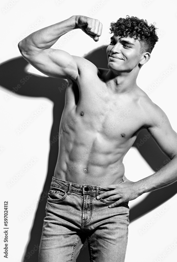 man beauty bicep fitness trend athletic healthy trendy sexy fashion person