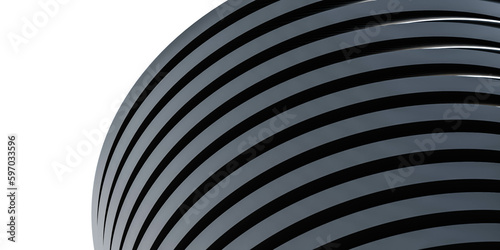 monochrome circular object 3d render illustration background backdrop wallpaper