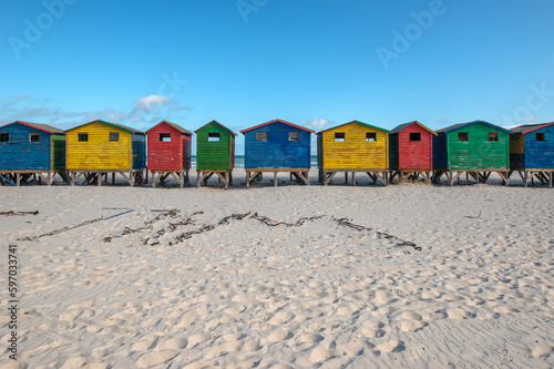 Muizenberg beach, surfer beach, South Africa