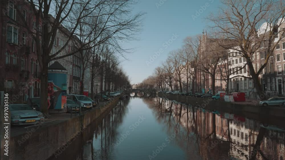 Amsterdam, Netherlands - Water Canal, Boats, Bikes and Colorful Old Architecture Buildings - Bloemenmarkt Flower Market, Jordan, etc Amsterdam, Netherlands - Water Canal, Boats, Bikes and Colorful Old Architecture Buildings - Bloemenmarkt Flower Market, Jordan, etc