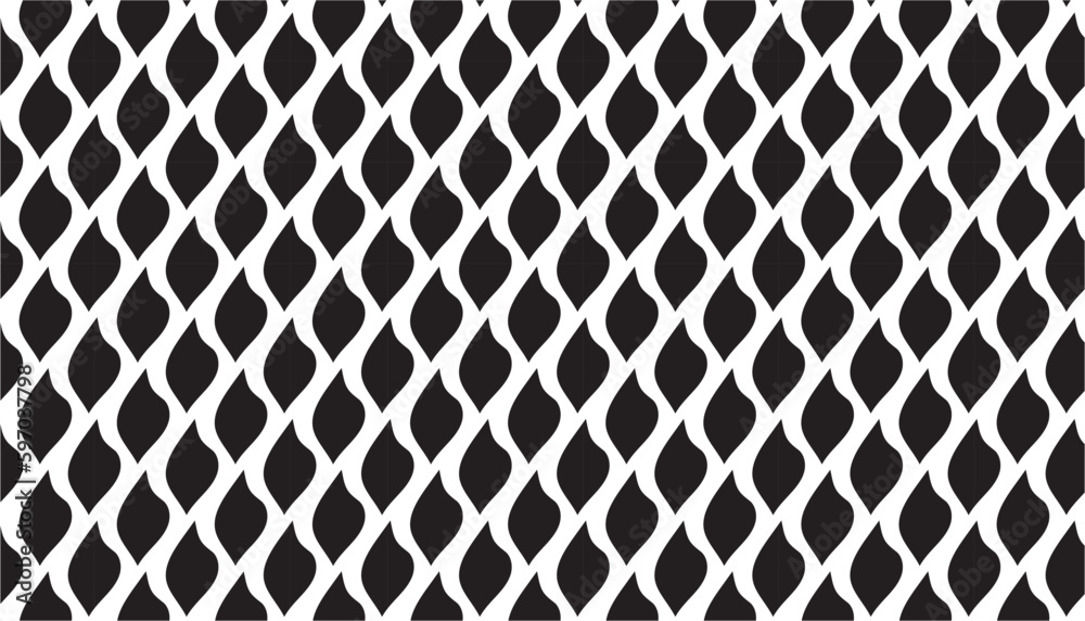 Black and white seamless geometric pattern. Black and white seamless geometric pattern.