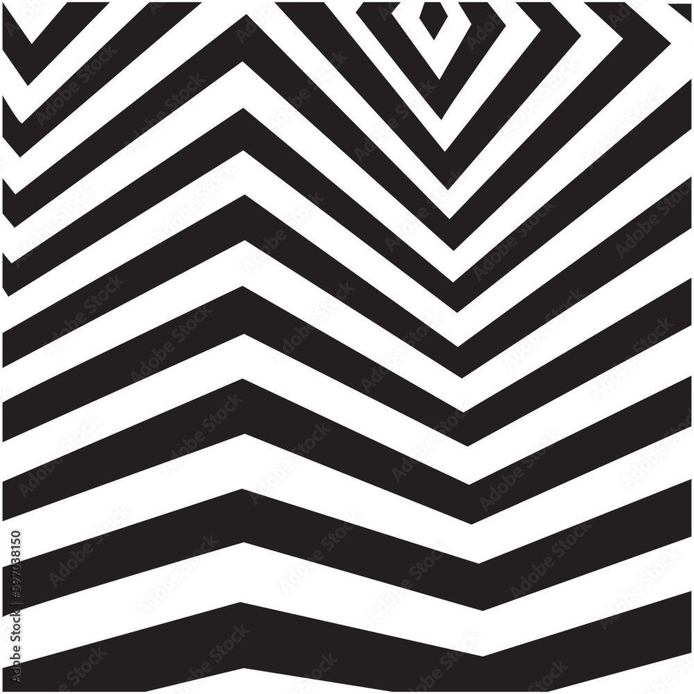 Bold Impressions: Striking Black Line Designs on White Canvas