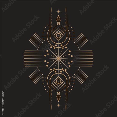 Celestial Magic Mystical and Esoteric Illustration
