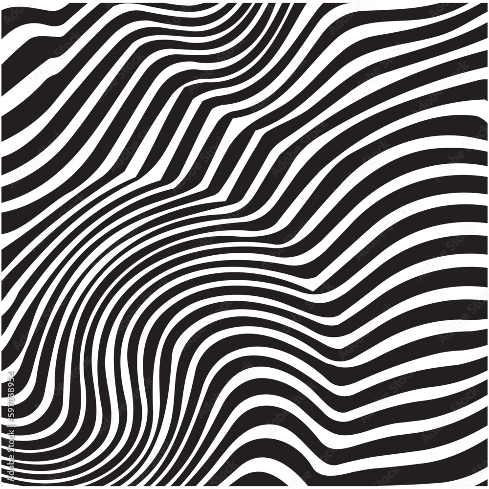 Abstract geometric pattern, waves striped background. Vector illustration curved wavy lines pattern.
Abstract geometric pattern, waves striped background. Vector illustration curved wavy lines pattern.