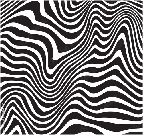 Abstract geometric zigzag wave stripes lines pattern, vector illustration design.