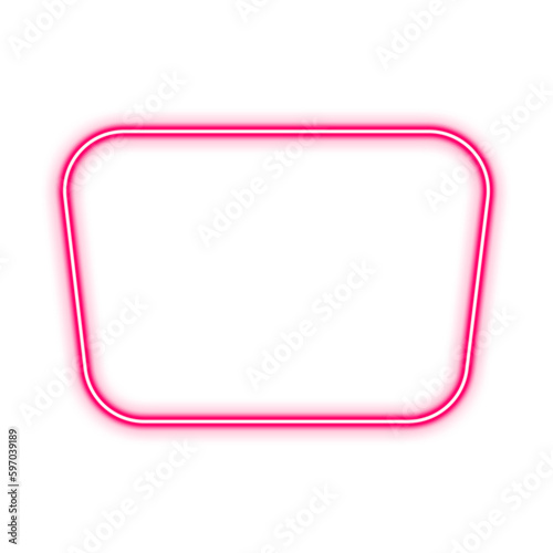 Neon Geometric Graphic Shapes. Geomatric abstract background design for banner, web, landing page, cover, social media post.