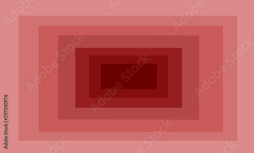 Illustration of the entrance to space time, or another dimension. Time tunnel in red. Red gradient