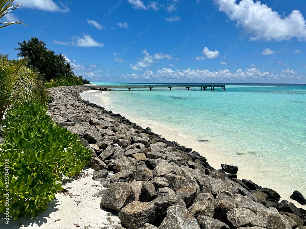 Fototapeta premium Plage des Maldives