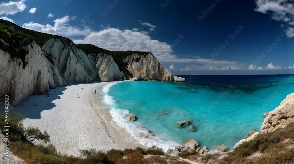 Obraz premium lost island, wonderful sea wallapaper