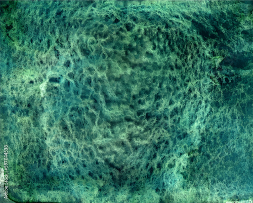 Abstract hand painted green watercolor textured background