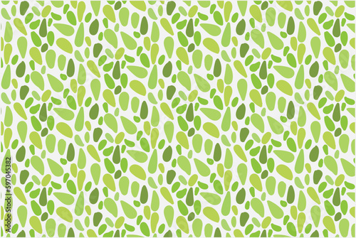 Green natural leaves pattern, vintage illustration background, green leaf monochrome graphic abstract design.eps 10. 