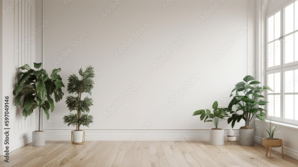 Modern Room Background. Stylish Interior Design. Generative AI. Modern Room Background. Stylish Interior Design. Generative AI.