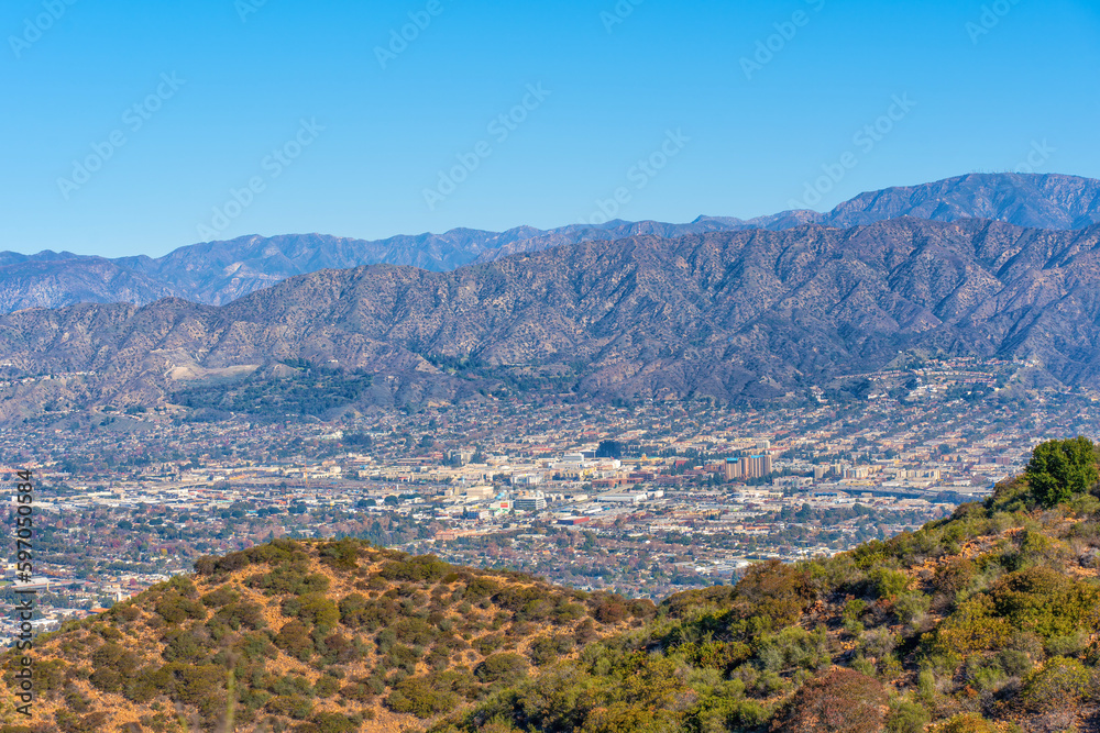 View of Los Angeles from the Summit of Burbank Peak