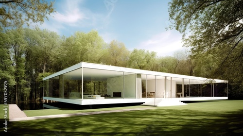 Residential contemporary house that embodies philosophy of 