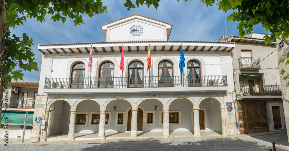 Fototapeta premium Estremera, beautiful little town in Las Vegas County, Madrid, Spain