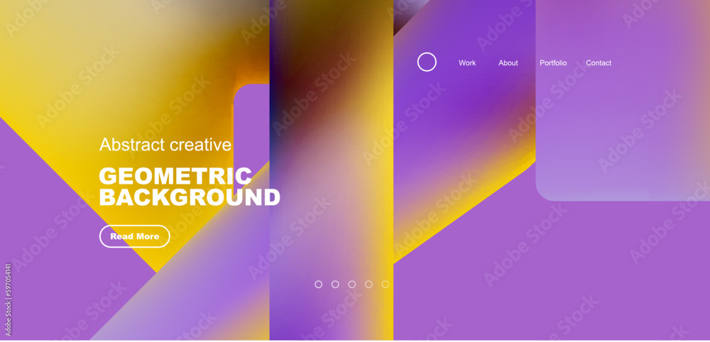 Fluid triangles minimal abstract background. Techno or business concept, pattern for wallpaper, banner, background, landing page Fluid triangles minimal abstract background. Techno or business concept, pattern for wallpaper, banner, background, landing page