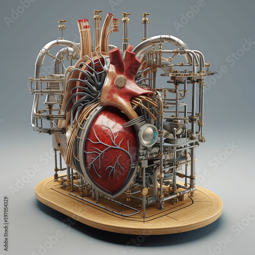 Human cardiac engine