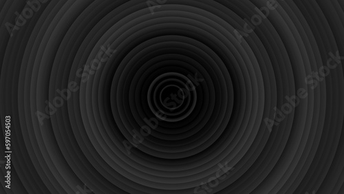 Concentric linear offset white and colour gradient rings of circles steps from top background wallpaper banner background  close up flat lay top view from above. Vector file