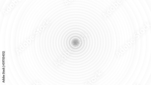 Concentric linear offset white and colour gradient rings of circles steps from top background wallpaper banner background, close up flat lay top view from above. Vector file