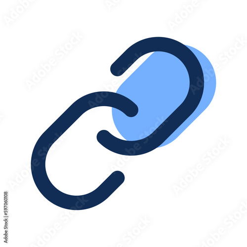 link filled line icon