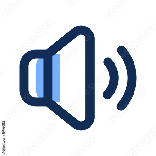 volume filled line icon